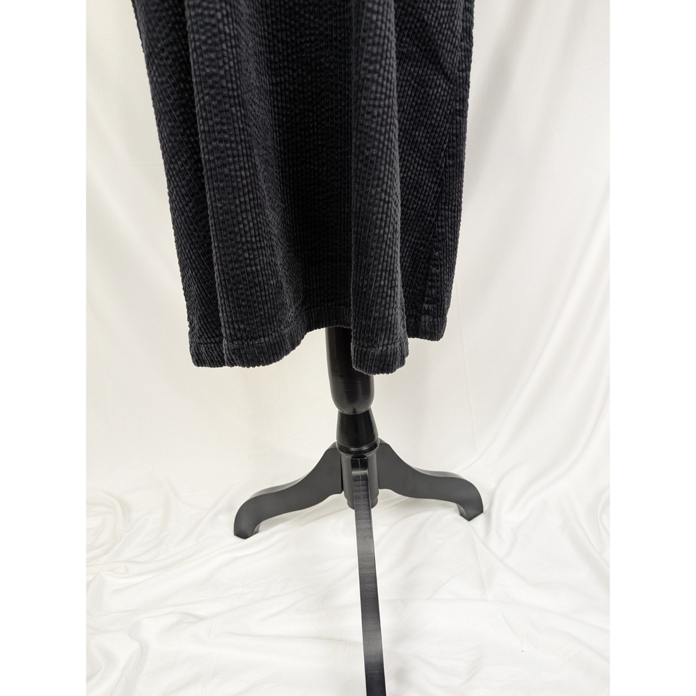 Culture Denmark Charcoal Gray Corduroy V-Neck Sack Dress Medium - 100% Cotton - Picture 4 of 16